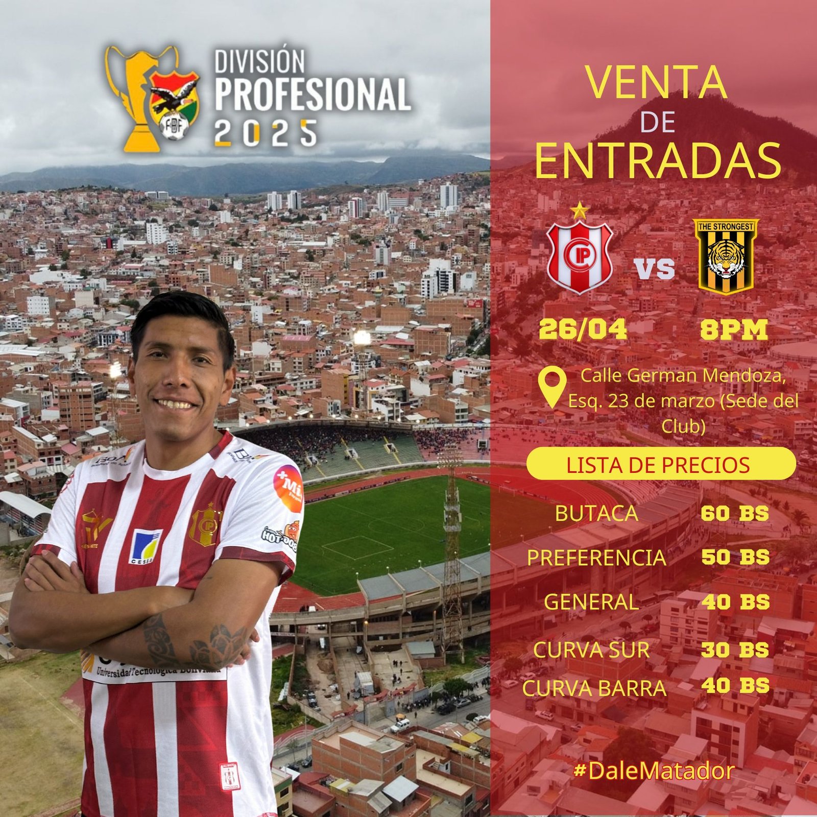 Protagonistas en vivo