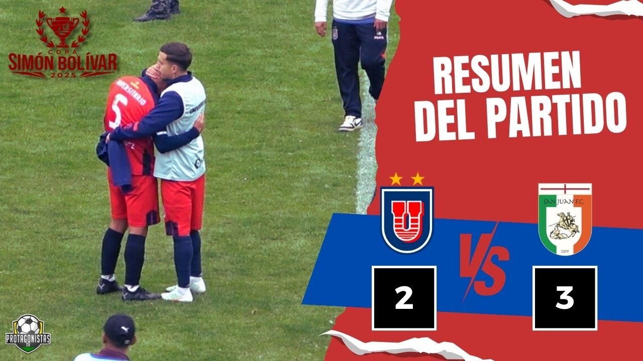 Adiós al sueño del ascenso: La «U» cae en casa y San Juan de Santa Cruz es finalista de la Simón Bolívar