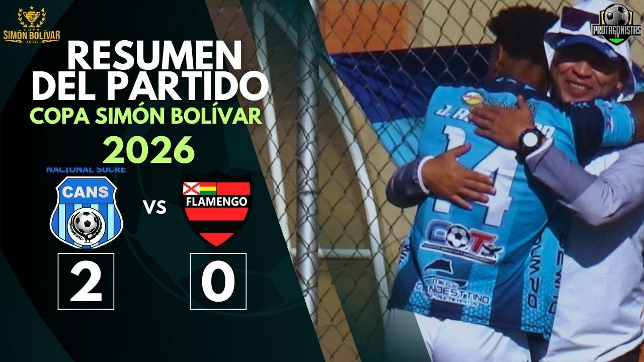 Nacional Sucre debuta con jerarquía: Victoria 2-0 sobre FC Flamengo en la Copa Simón Bolívar