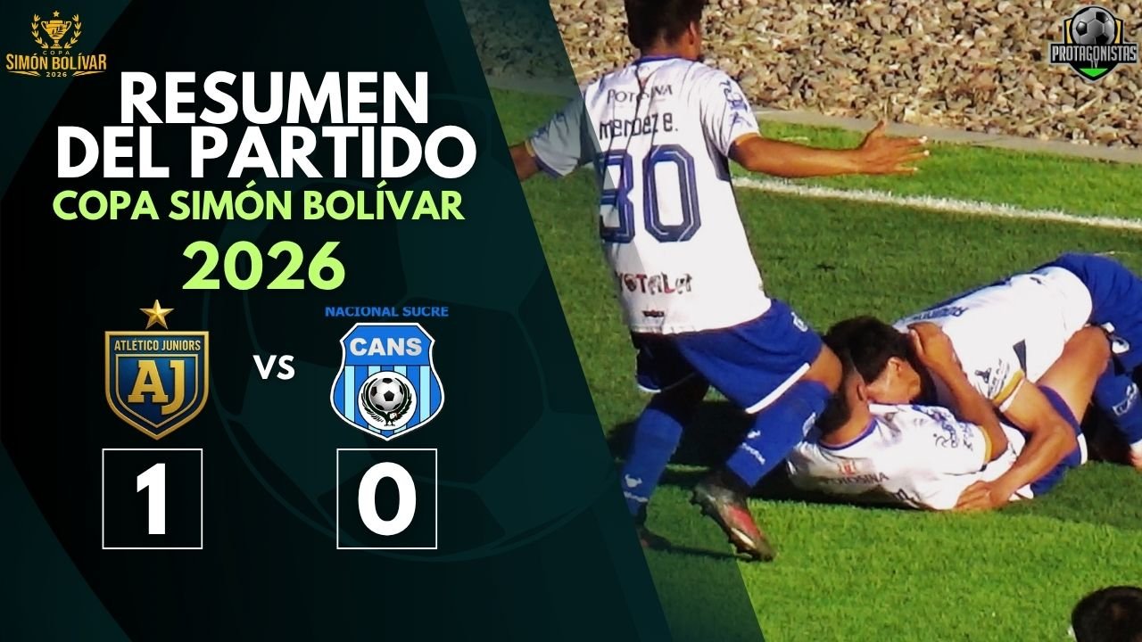 ¡Batacazo en Yotala! Atlético Junior elimina a Nacional Sucre con un gol agónico y avanza en la Simón Bolívar