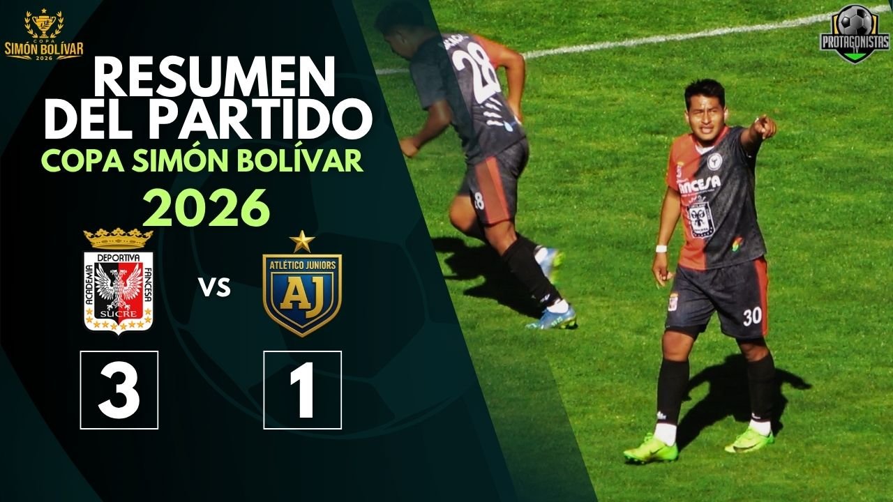 Fancesa golpea fuerte en el Estadio Patria y vence 3-1 a Atlético Junior en el Cuadrangular Final