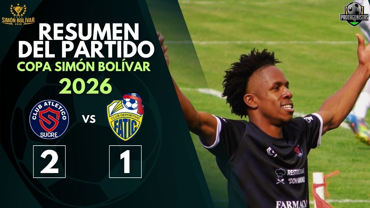 Atlético Sucre se hace fuerte en el Estadio Patria y derrota a FATIC por la Fase Nacional
