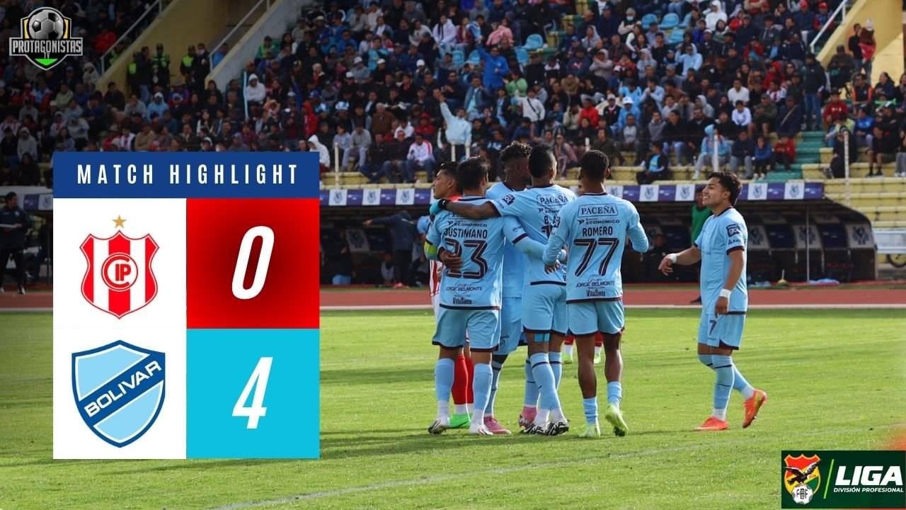Bolívar golea sin piedad a Independiente en el Patria y recupera la cima del torneo