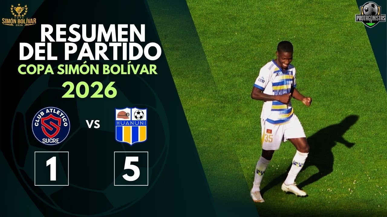 Pesadilla en el Patria: Atlético Sucre cae por goleada ante EM Huanuni y necesita un milagro